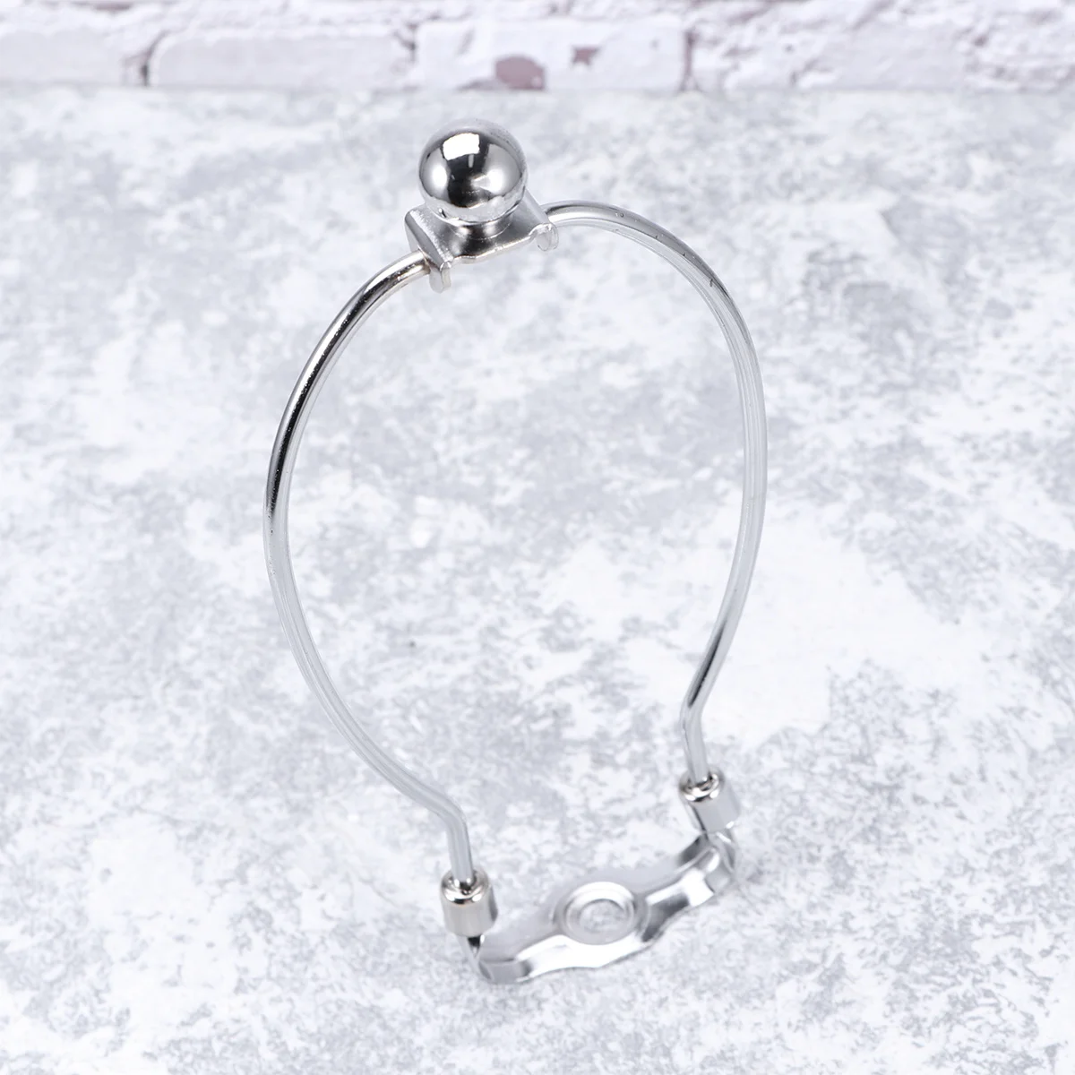 

3 pcs 8 Inch Silver Lamp Harp Holder Metal Chrome Plated Rust Proof Detachable For Table Floor Lamp Shade Bracket