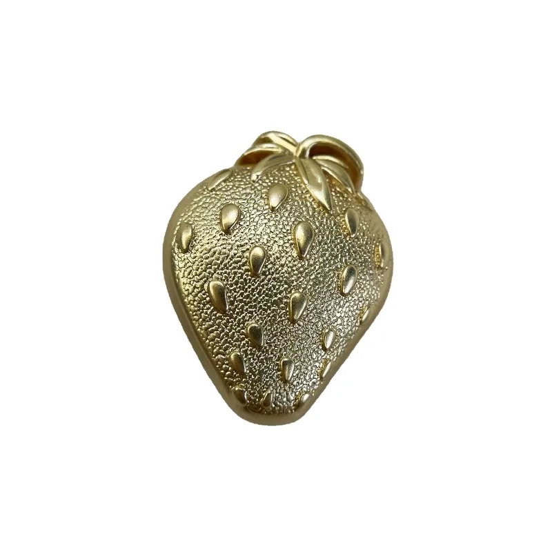 2 stuks leuke en prachtige aardbei legering knop voor doe-het-zelf kleding jurken donsjassen cheongsam broek jeans hoed tassen