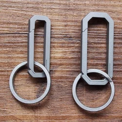 Titanium Alloy Backpack Hanging Buckle Key Chain Hook Buckle Carabiner Keychain Hung Buckle Outdoor EDC Tool