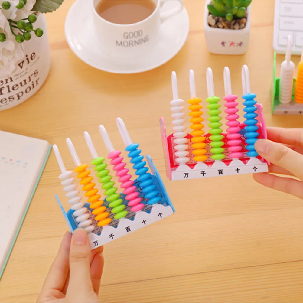 

2PCS Colorful Creative Learning Abacus Toys Educational Toys Math Numbers Counting Beads for Children Kids