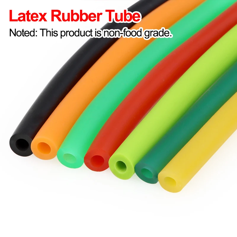 2/5/10m Latex Rubber Tubing High Elastic Surgical Tube Slingshot Catapult Elastic Hose Multi Size Wear Resistant Latex Pipe