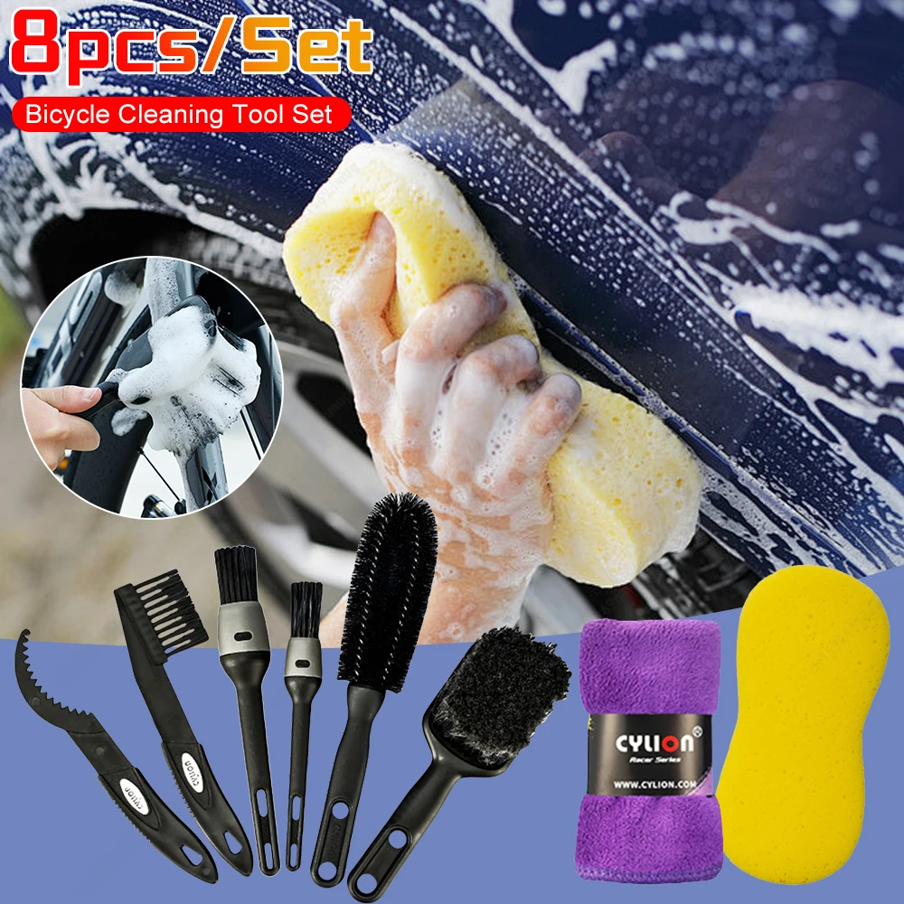 8 Pieces Bike Clean…