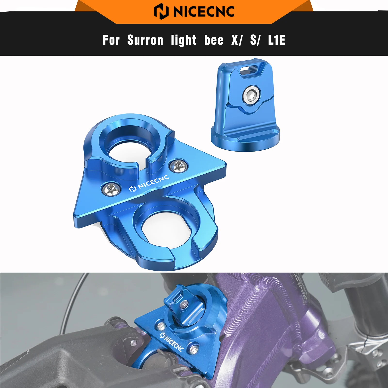 

NICECNC Ignition Key Switch Cover &Key Cover Case For Surron light bee X light bee S L1E Segway X160 Segway X260 Sur-ron Bike