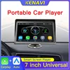 7 インチポータブル車 MP5 プレーヤースマートステレオラジオワイヤレス Carplay モニター Android 自動タッチスクリーン BT FM ユニバーサルマルチメディア日産トヨタフォルクスワーゲン起亜ヒュンダイ 1