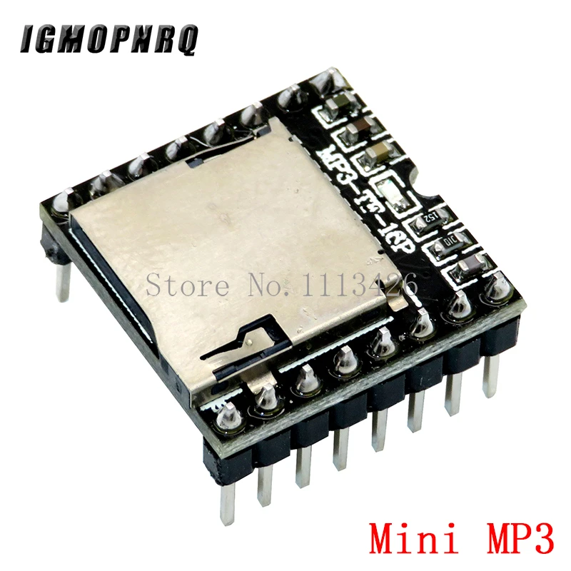 WTV020 GPD2846A Mini MP3 Player Module TF Card MP3 Sound Module Voice Module For Arduino GM Power Supply Module