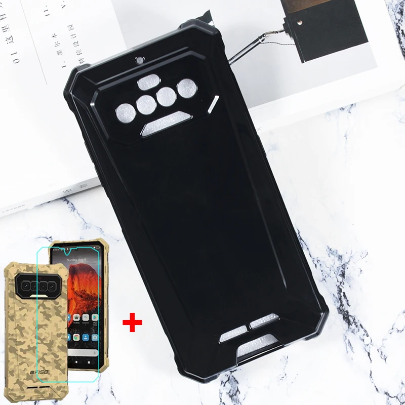 Soft Silicone Case For Oukitel IIIF150 Bison 2021 Octagon Warrior F150Bison 2021 Glass Cover on IIIF150 Bison 2021 Cases Vetro