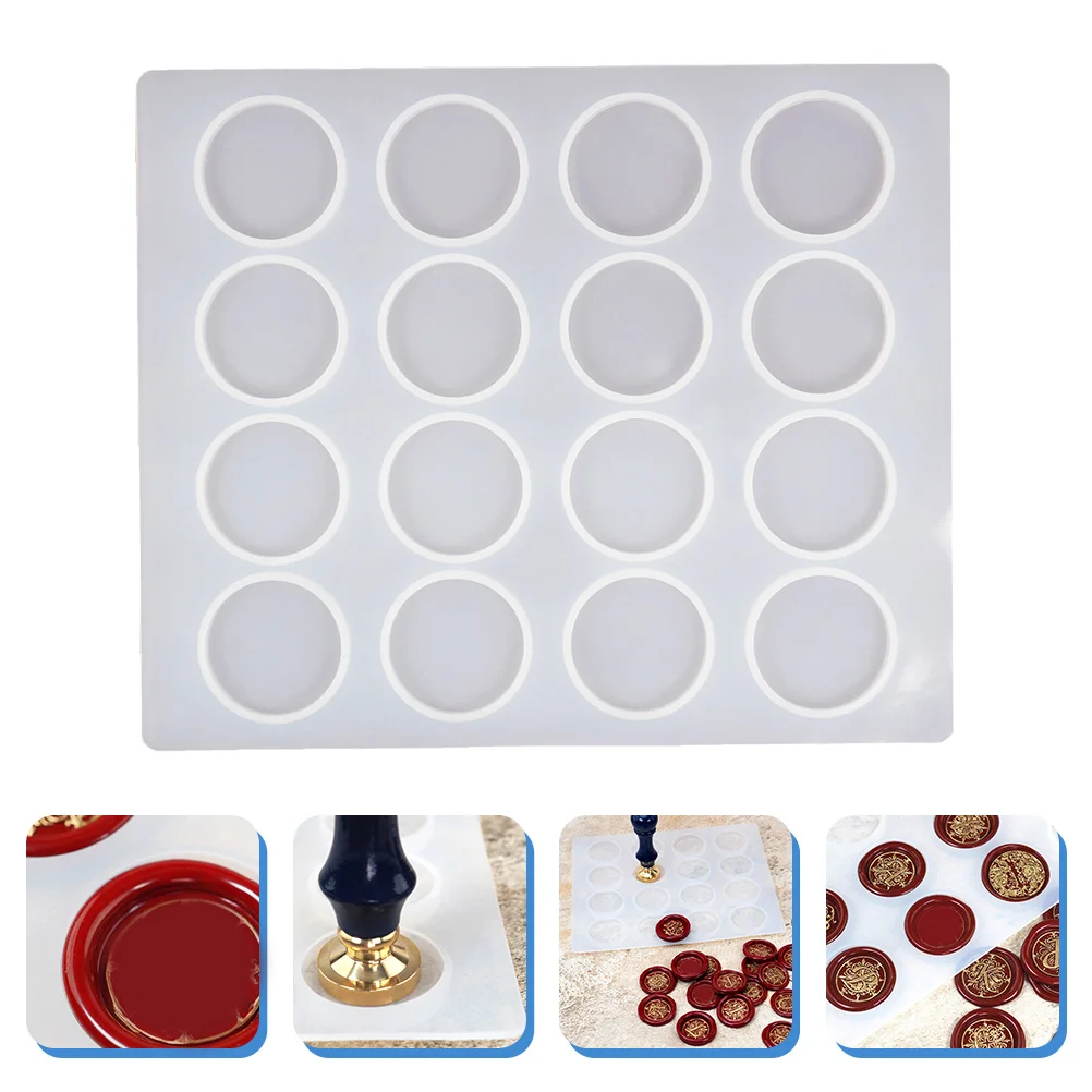 

Fire Paint Mold Wax Seal Stamp Practice Removable DIY Accessories Sealing Silica Gel Pad Silicone