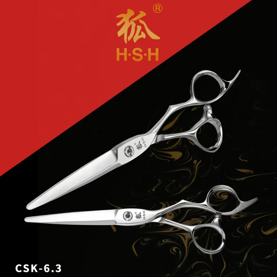 CSK-60/63 Japón 440C tijeras de pelo de acero tijeras de corte de pelo tijeras de belleza para el cabello tijeras de peluquería fábrica