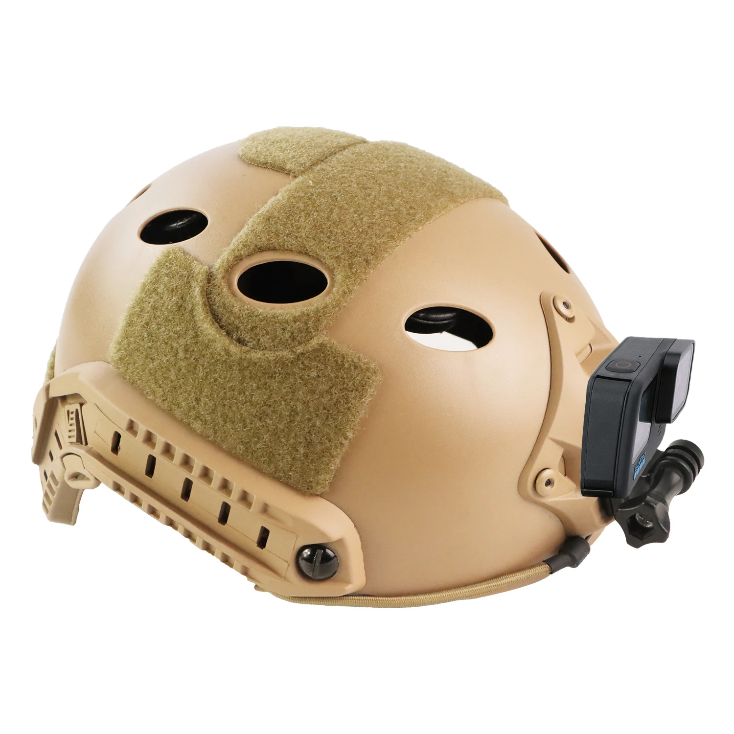 BOOIU GoPro Hero Cámara de acción casco táctico accesorios de montaje NVG soporte de cámara Compatible FAST/MICH/NVG soporte de fijación de casco