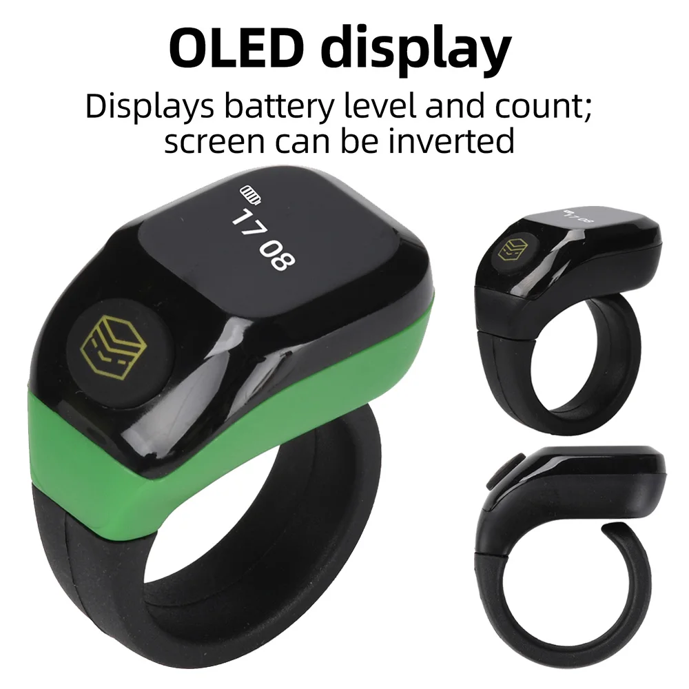 

Многофункциональный смарт-счетчик-кольцо 3-в-1 с OLED-дисплеем, Bluetooth-оповещением и вибрацией