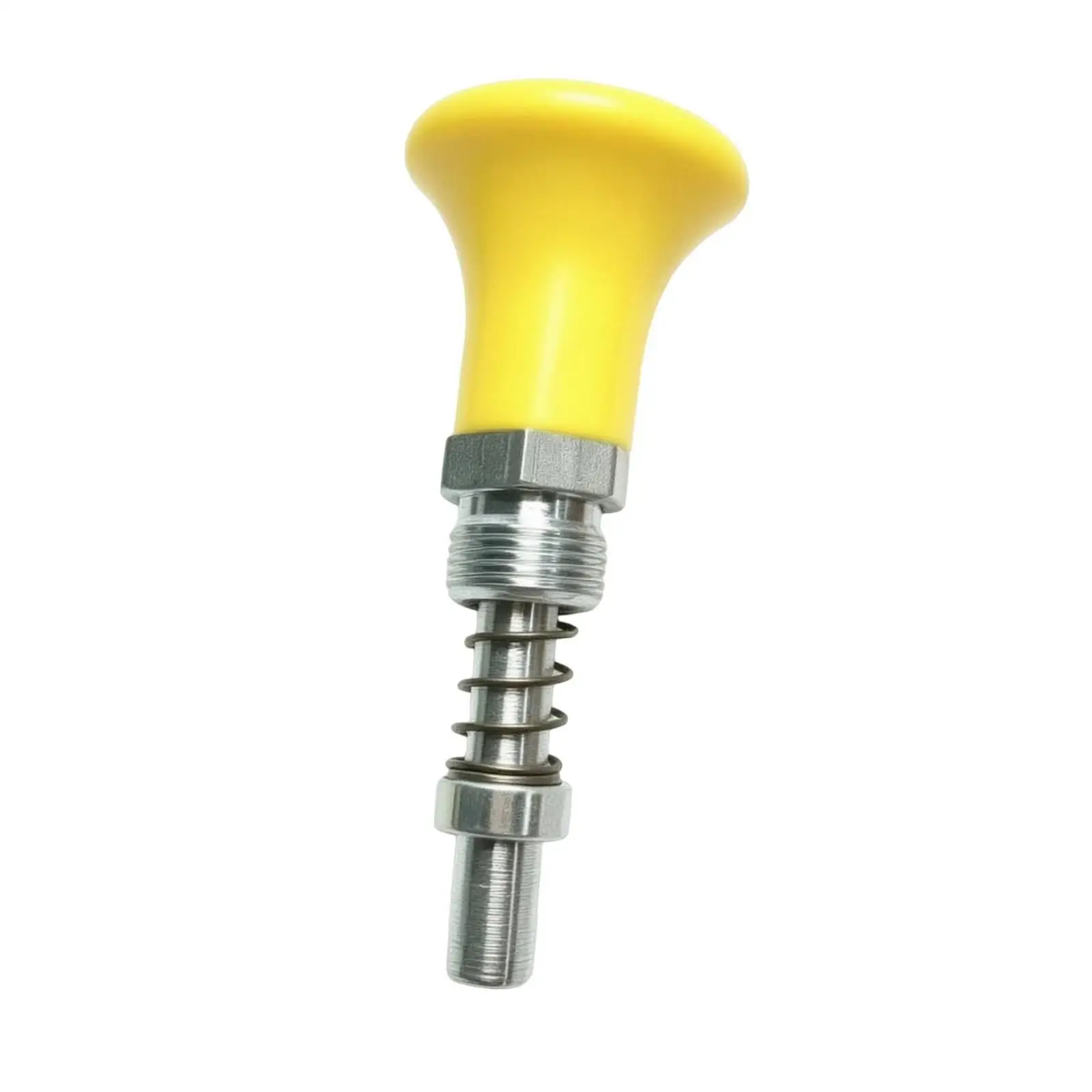 M19 Elastic Pull Pin Threaded Gym Equipment Pull Pin with Yellow Knob Metal