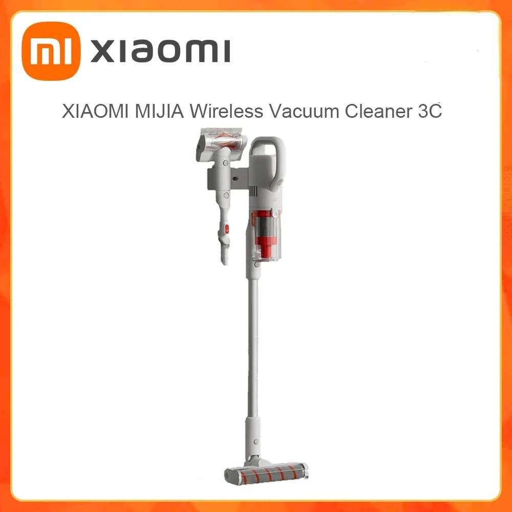 XIAOMI MIJIA Handheld wireless vacuum cleaner 3c household car household wireless 120aw cyclone suction multifunctional cleaning