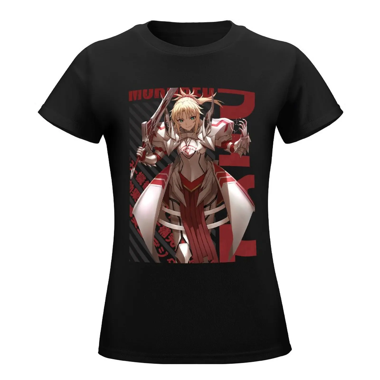 Fate - Mordred T-Shirt summer clothes hippie clothes black t-shirts for Women