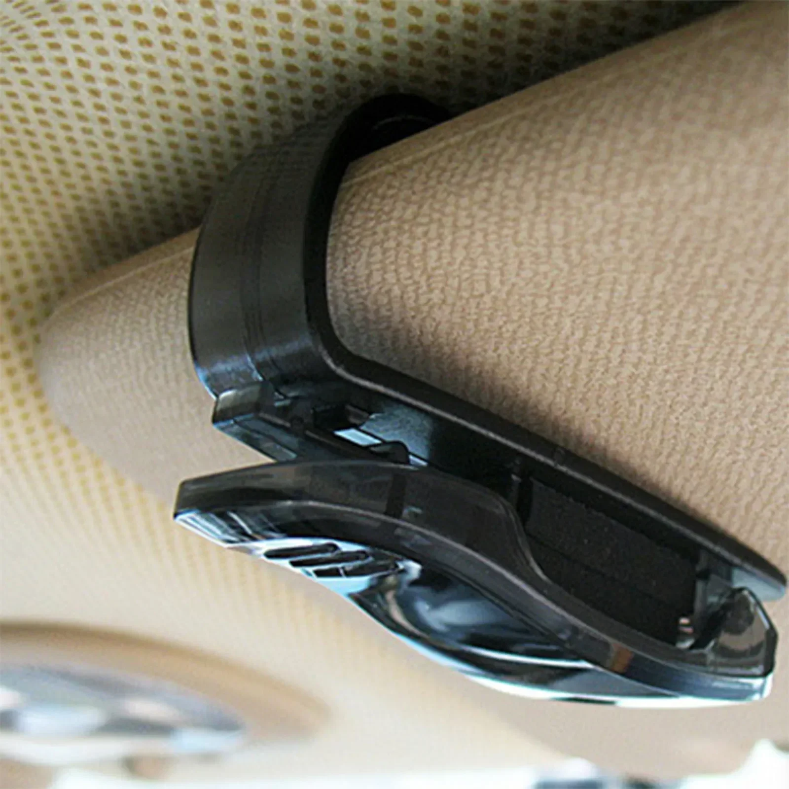 2 قطعة سيارة عالمية السيارات الشمس قناع نظارات صندوق النظارات الشمسية كليب بطاقة تذكرة حامل السحابة القلم حالة النظارات كليب اكسسوارات #5