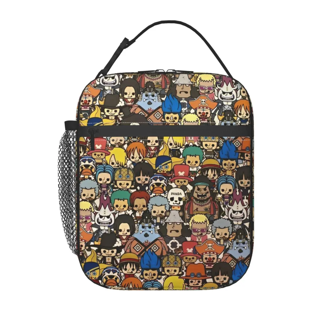 

One Piece Anime Manga Luffy Accessories Insulated Lunch Bag For Work Food Container Portable Thermal Cooler Lunch Boxes