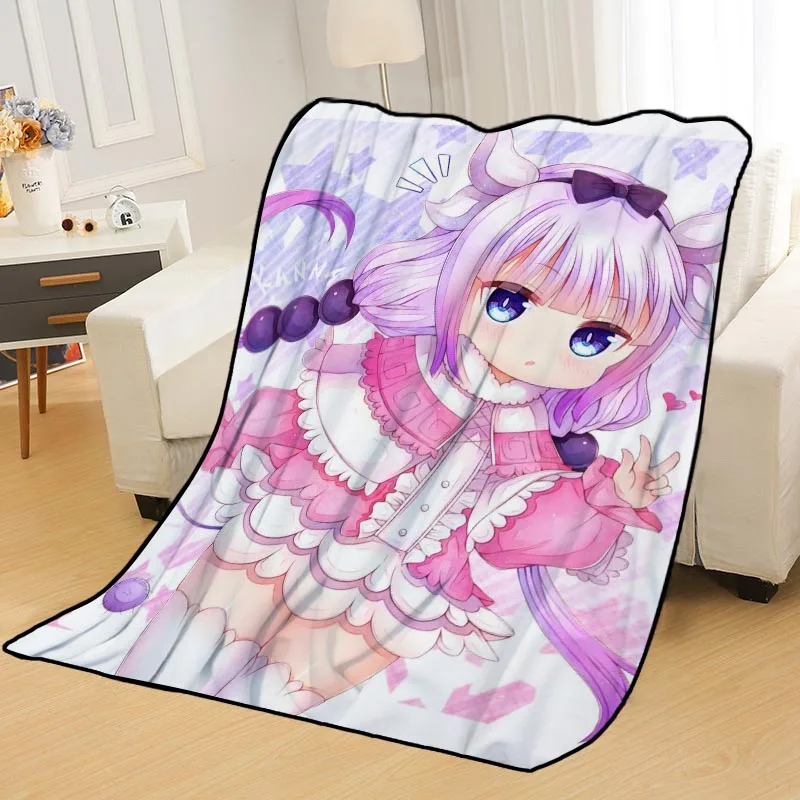 New Arrival Kanna Kamui Blankets Printing Soft Nap Blanket On Home/Sofa/Office Portable Travel Cover Blanket