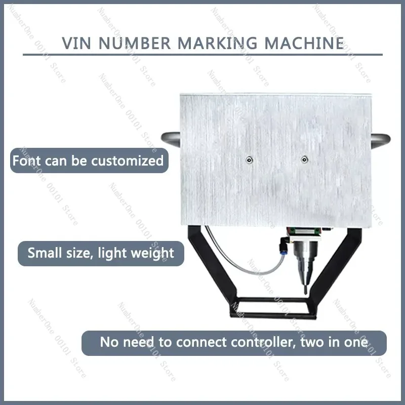 Portable Dot Peen Metal Engine Number Vehicle Engraving Marker Machine Vin Pneumatic Machine for Chassis Number Marking