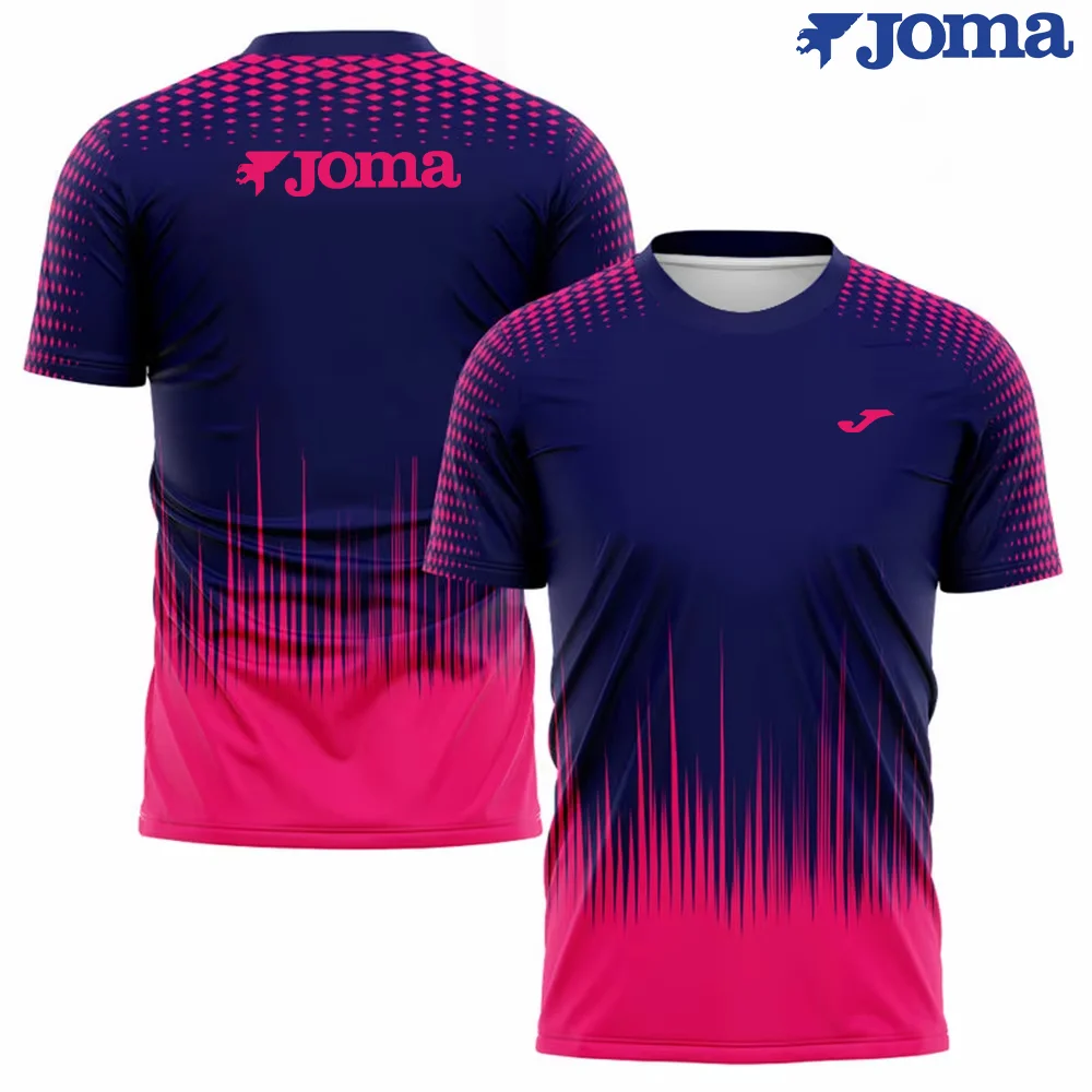 JOMA الصيف موضة ثلاثية الأبعاد تي شيرت مطبوع الرجال الرياضة في الهواء الطلق اللياقة البدنية الجري تنفس التجفيف السريع قصيرة الأكمام الموضة #1