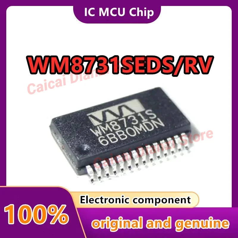 

1PCS/LOT WM8731SEDS/RV Internet audio codec and headphone driver special logic IC chip package SSOP-28 Original genuine