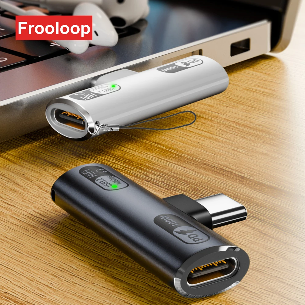 

Адаптер USB-C — двойной USB C PD 100 Вт, 10 Гбит/с, разветвитель USB3.2 типа C