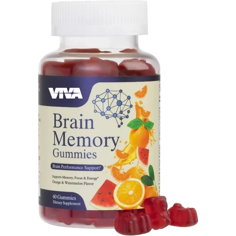 Phosphatidylserine and vitamin B6 B12, caffeine free promote cognitive focus, energy health -60 gummies