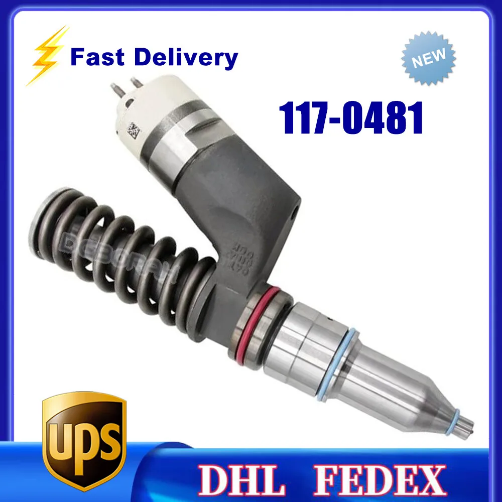 

117-0481 New Diesel Fuel Injector 1170481 Fr Caterpillar CAT 3406E Diesel Engine