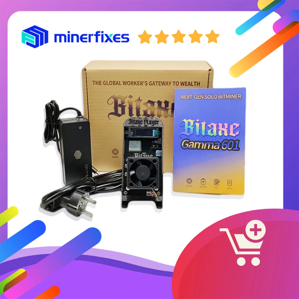 

2025 Cryptos Miner Bitcoins Miner 1.2TH/S 18W From Antminer S21 BTC Asic Miners Bitaxe Gamma 601 Bitcoin Mining Machine hot new