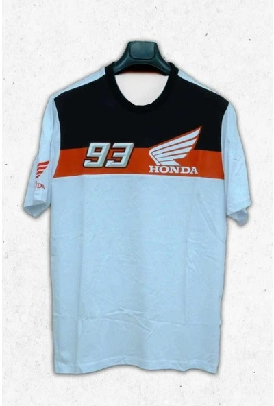 

Мужская футболка Honda для гонок на мотоциклах, дышащая, быстросохнущая, с короткими рукавами, удобная спортивная одежда для велоспорта