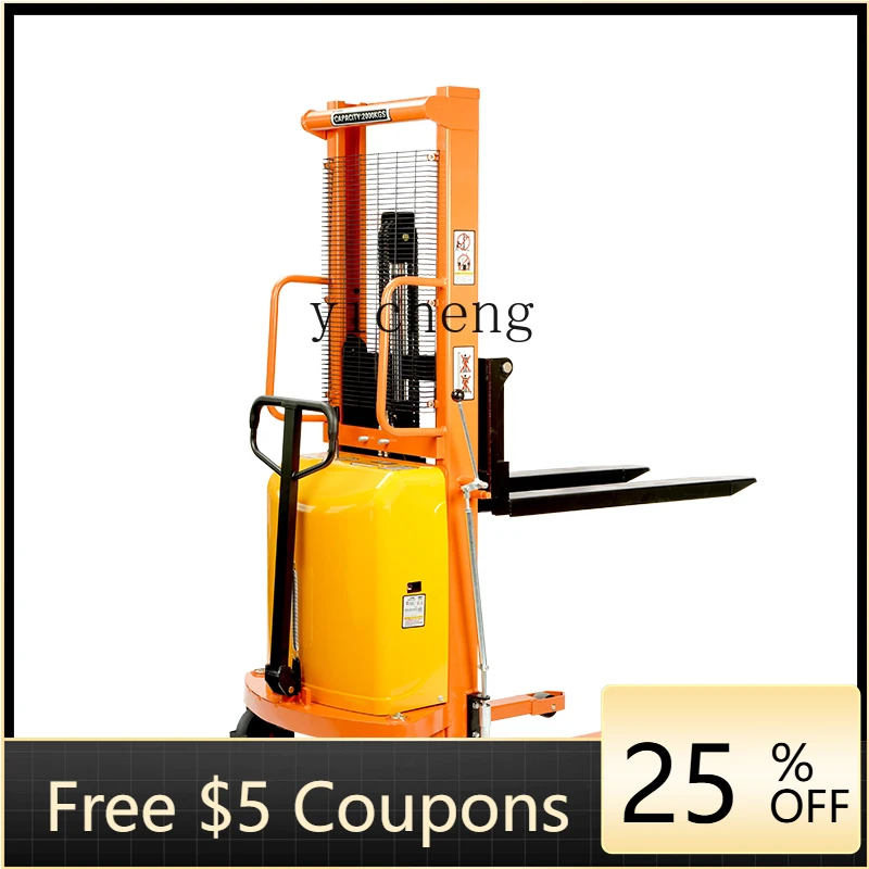 

B1 Semi-electric Stacker Truck Truck Forklift Raiser Stacking Pusher