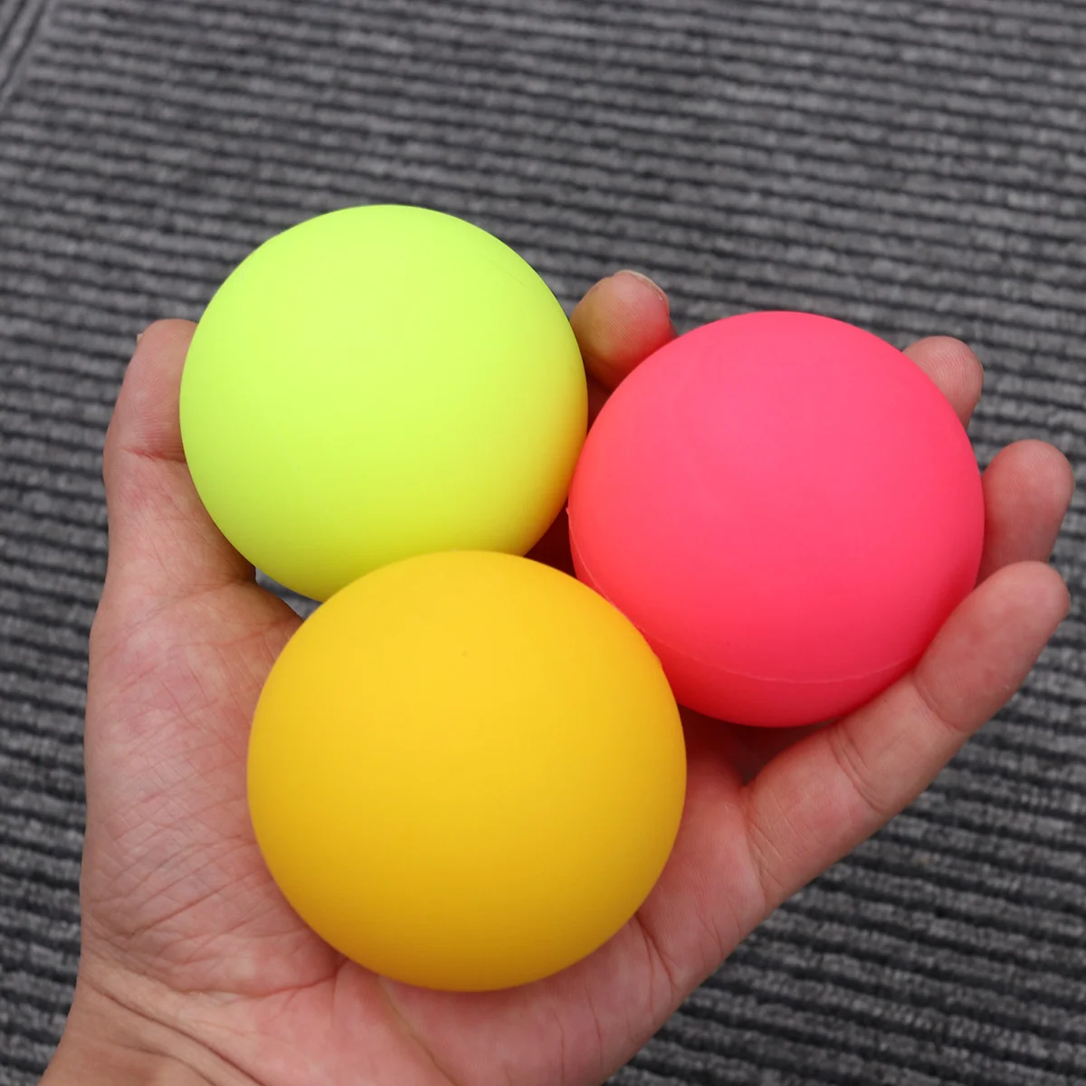 

Massage Ball Yoga Muscle Roller Physical Therapy Balls Silicone Spine Massager for Sore Muscles Myofascial Release and Tension H