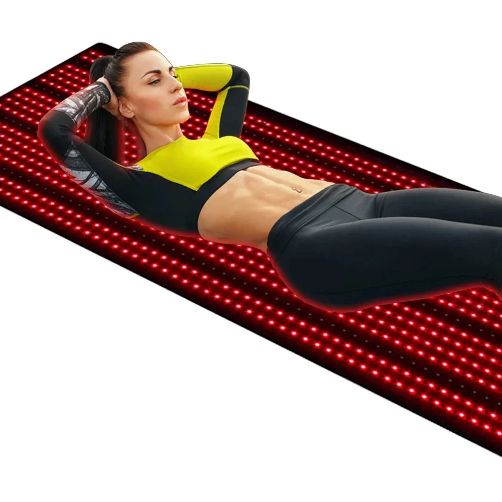 Red Light Therapy Mat Home Use Large Size Body Therapi Blanket Pain Relieve Led  Pad Near-Infrared Bed