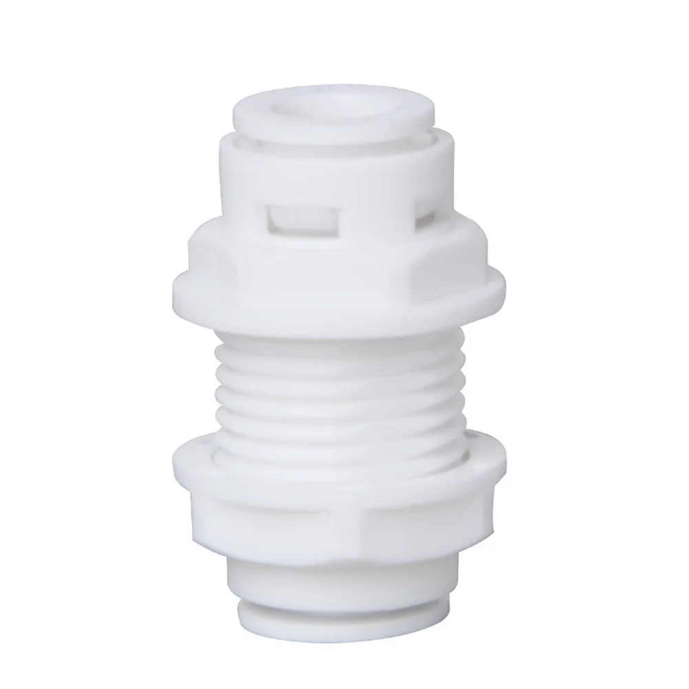 Threading Straight Fitting Compatible with For Water Purifier Systems 46mm Length 9.5mm ID Polyoxymethylene Material
