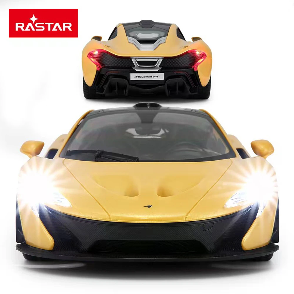 RASTAR Mclaren P1 RC Car 1:14 Scale 600mAh Battery RC Auto Open/Close Door LED Lights Rubber Wheels Toys For Children Adults