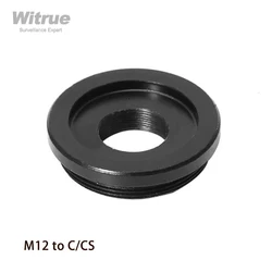 Witrue Metal M12 ila C/CS Lens dağı dönüştürücü adaptör halkası M7 to M12 Lens dönüştürücü CCTV aksesuarları