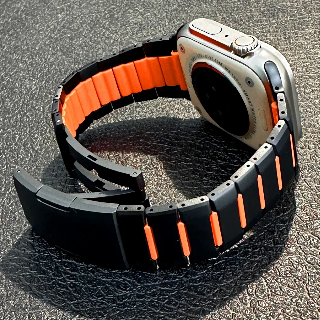 

Магнитный ремешок для Apple Watch Ultra 3 2 49 мм, 10 11 46 мм, 42 мм, браслет из нержавеющей стали для Iwatch 9 8 7 45 мм, 41 мм, 6 5 SE 3 44 мм, 40 мм