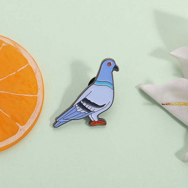 

Cute Cartoon Pigeon Enamel Pins Funny Animal Bird Brooches Backpack Lapel Badge Accessories Clothes Collar Jewelry for Gift