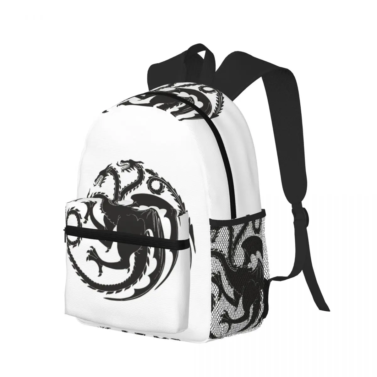 Game Of Thrones House Targaryen Student Backpack School Bag Hiking Travel Daypack for Men Women Bookbag Shoulder Bags