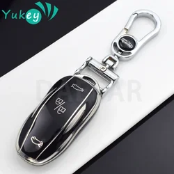 For Tesla Model 3 Model X Model S Model Y TPU Car Smart Key Case Cover Bag Protector Fob Band Shell Holder Keychain Accessories