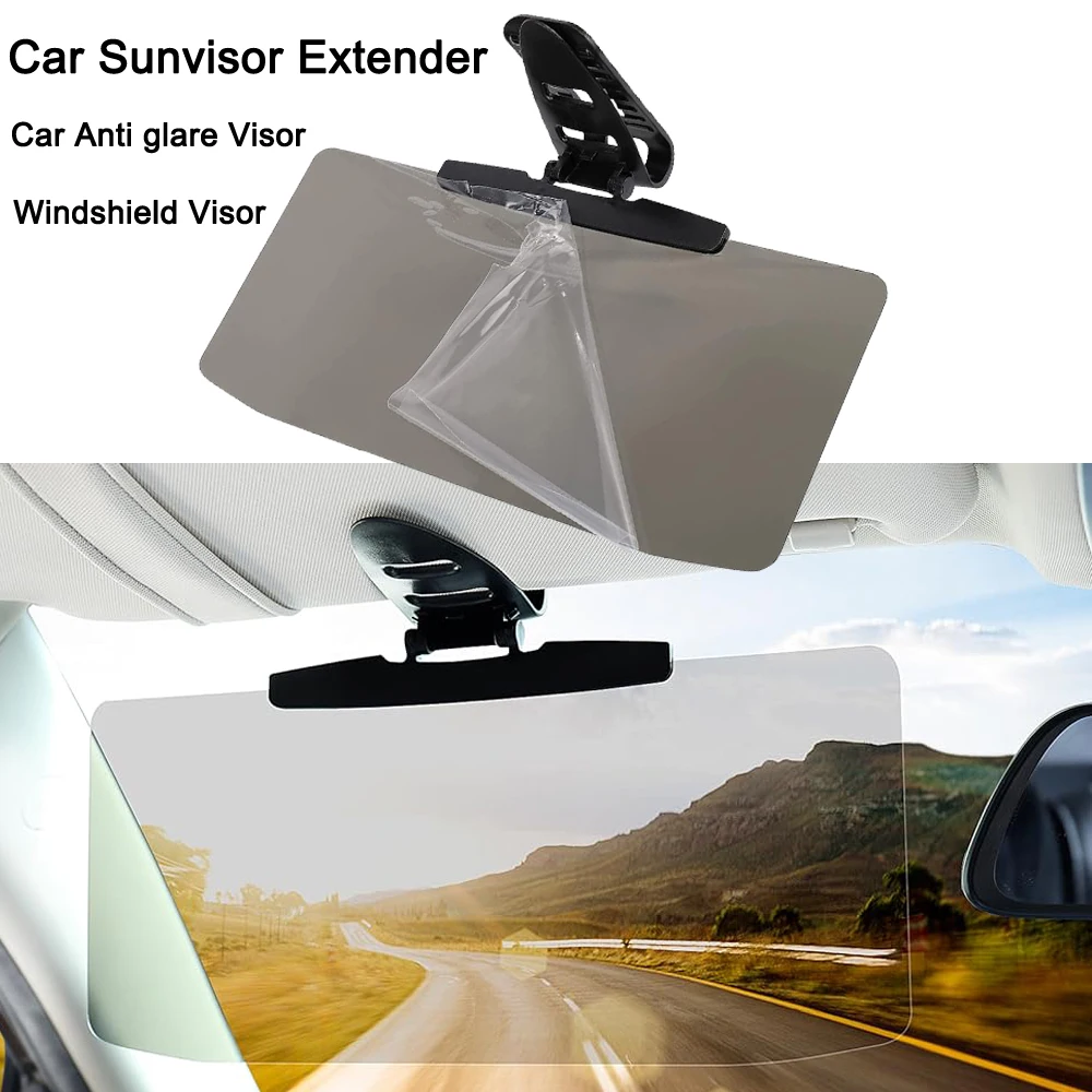 Universal Car Sun Visor Extender Sunshade Anti-Glare Protection Snow Blindness for Driving Automotive Interior Sunshield