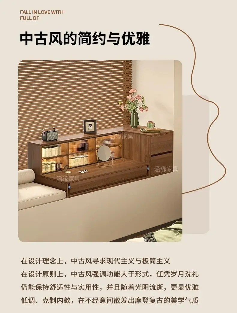 bay window desk retractable dresser storage cabinet integrated bay window cabinet locker