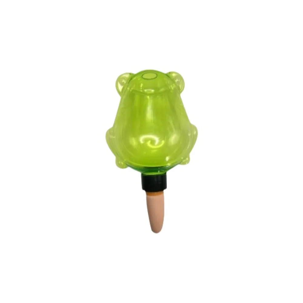 Slow Seepage Self Watering Plant Waterer Long Lasting Large Opening Plant Watering Spike Plastic Body Frog Shape