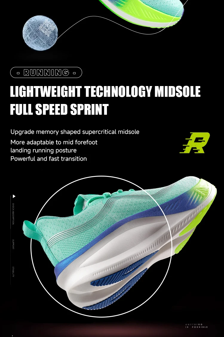 2025 IRUNSVAN Marathon-Schuhe, Carbon, hochwertig, atmungsaktiv, Bounce-Back-Dämpfung, professionelle Trainingsschuhe, leicht – Detail 11
