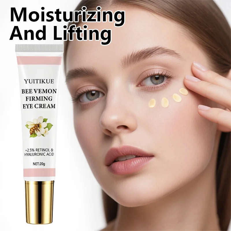 كريم شد العين من بي فينوم 20 جرام - مع 2.5% ريتينول وحمض الهيالورونيك والترطيب والرفع وتدليك لبشرة العين الرطبة