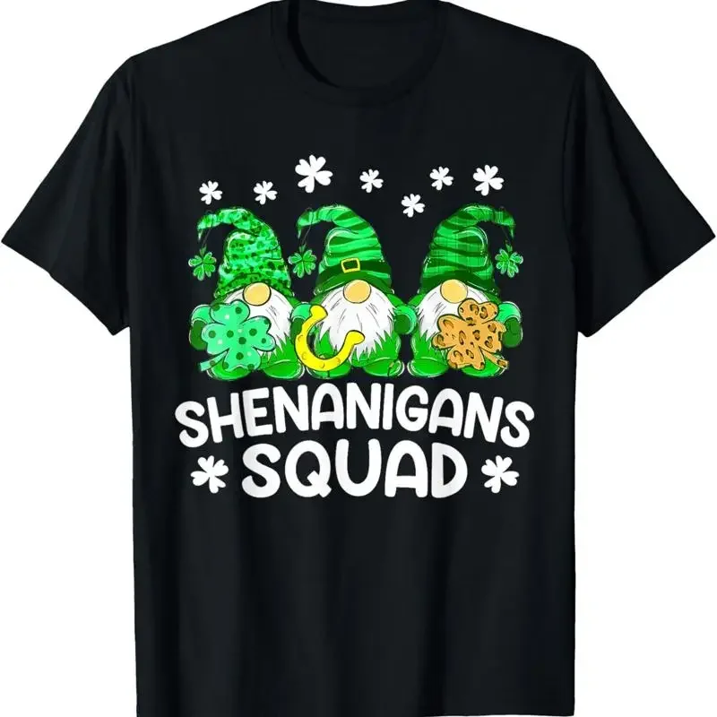 Patrick Shenanigans Squad Gnomes Funny St Patricks Day T Shirt