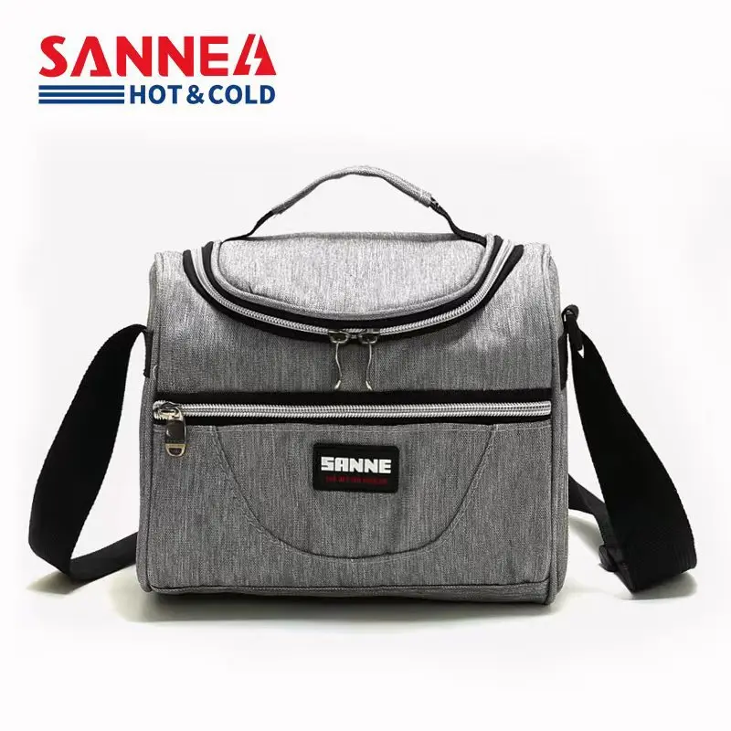 SANNE 5L Thickened Waterproof Insulated Cooler Bag Simple and Stylish Thermo Lunch Bags Thermal Ice Box for Kids Food Bag