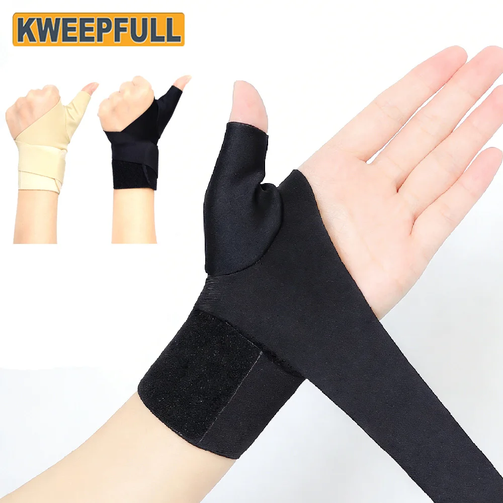 1 Stück Verstellbare Kompressions-Handgelenk-Daumenstütze, Karpaltunnelsyndrom-Stabilisator für Sport, Arbeit, Tippen & Nachtschlaf
