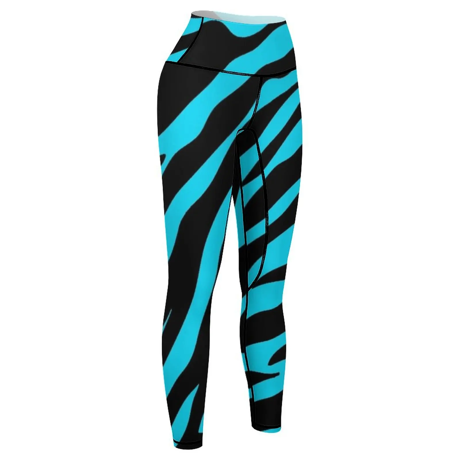 Zebra Pattern (blue) Leggings Women's sportswear for physical leggins push up woman Womens Leggings