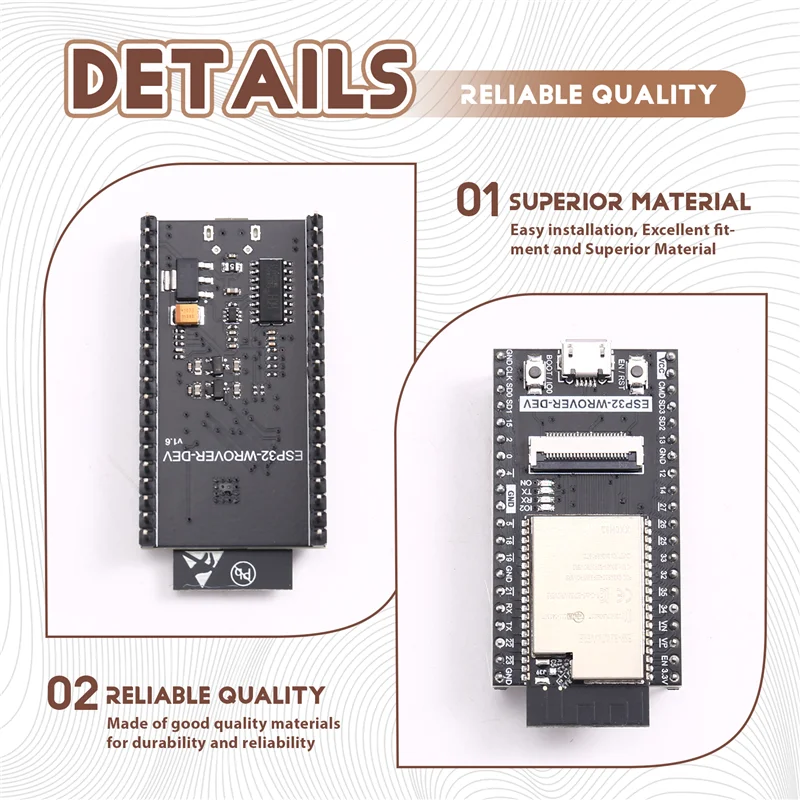 

M13K-ESP-32WROVER-DEV Совместимость с Arduino IDE для платы разработки Arduino с камерой Wi-Fi Bluetooth-модулем