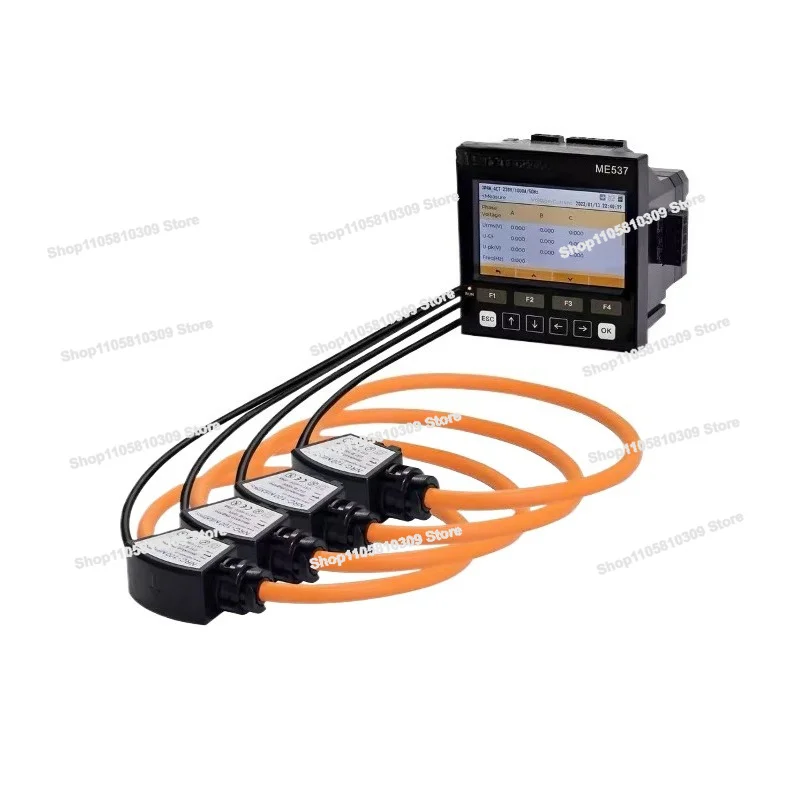 Meatrol Three-phase Power Quality Analyzer, Voltage Abrupt Change Recording Waveform Diagram Harmonic Monitoring