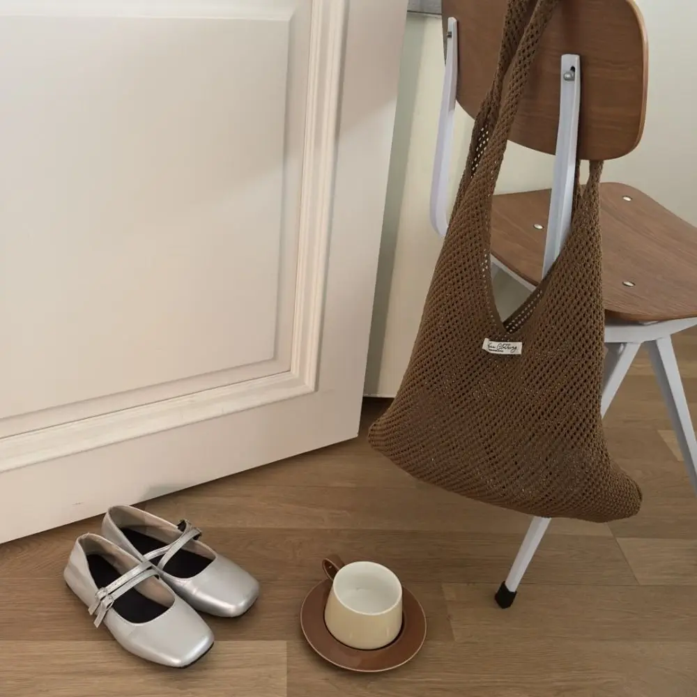 

Vintage Shoulder Bag Knitted Bag Bohemian Large Capacity Crochet Tote Bag Handbag Storage Bag Weave Bag Beach